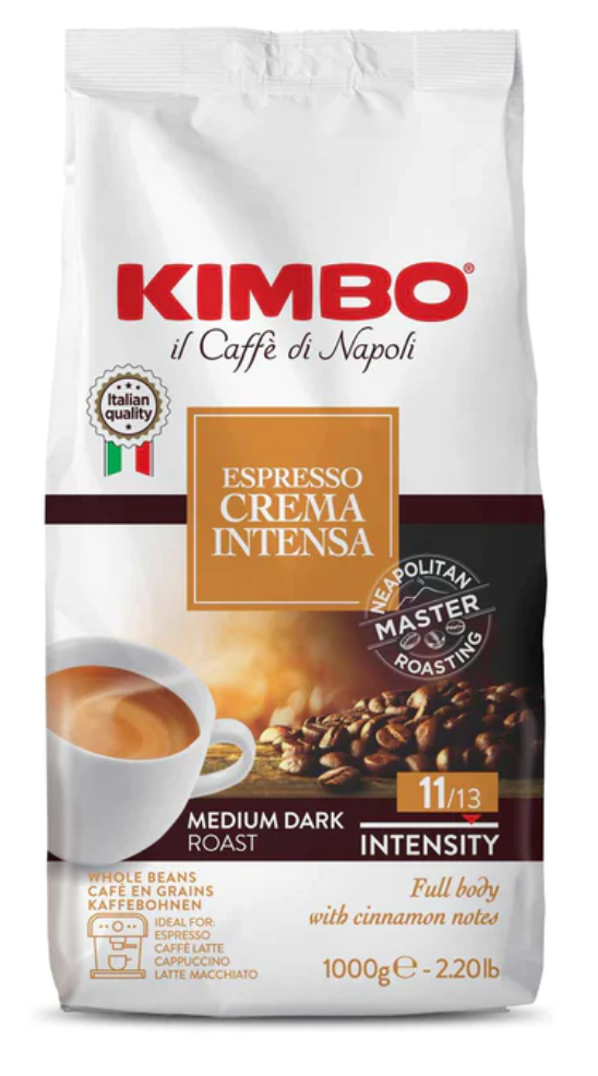 Kimbo Espresso Crema Intensa 1Kg (Whole Beans)