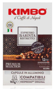NEW Kimbo Barista Ristretto Alu Capsules - Nespresso® Compatible Aluminum (30pcs)
