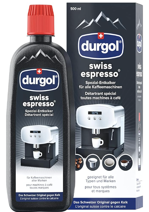 Durgol Swiss Espresso Descaler  1 x 500ML (For All Coffee Machine Types)