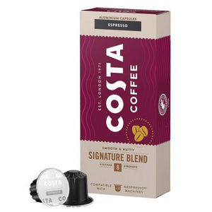 Costa Coffee Espresso Nespresso Compatible Capsules