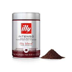 Illy - Ground Espresso Intenso Coffee - Bold Roast 250g (Ground Coffee)