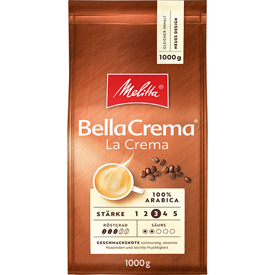 Melitta  bella crema la crema
1Kg (Whole Beans)