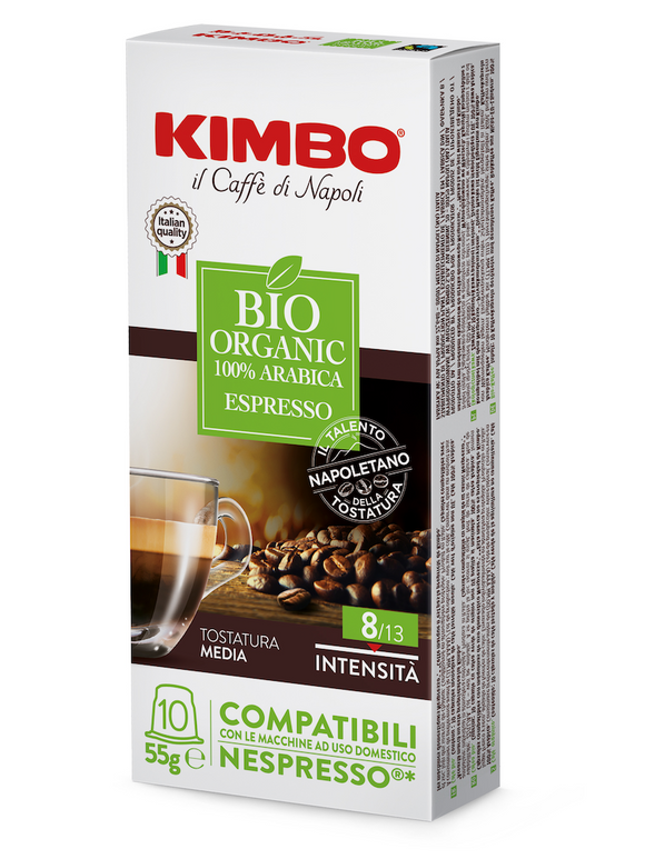 Kimbo Bio Organic Capsules - Nespresso® Compatible