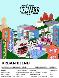 Mr.Coffee - Urban Blend 250gr (Whole Beans)