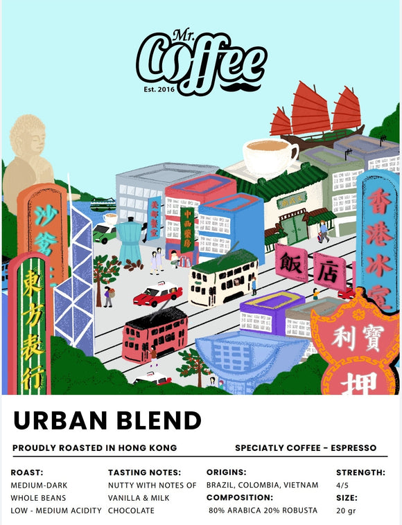 Mr.Coffee - Urban Blend 20gr Sample (Whole Beans)