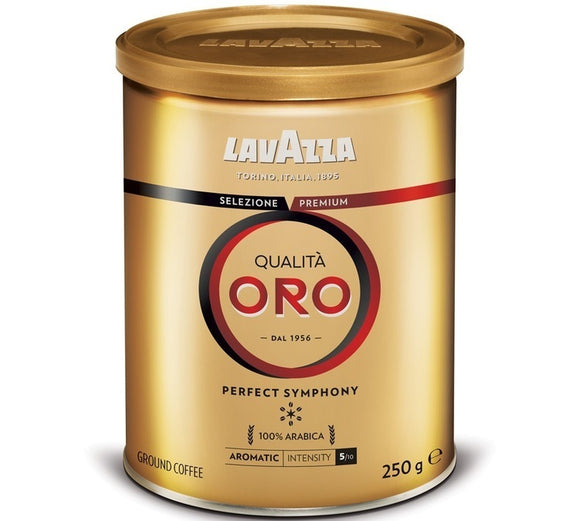 Lavazza Qualita Oro Ground Coffee 250g tin
