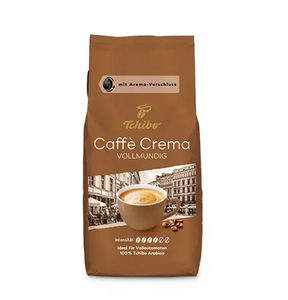Tchibo Caffè Crema Vollmundig (Strong) Coffee Beans 1Kg (Whole Beans)